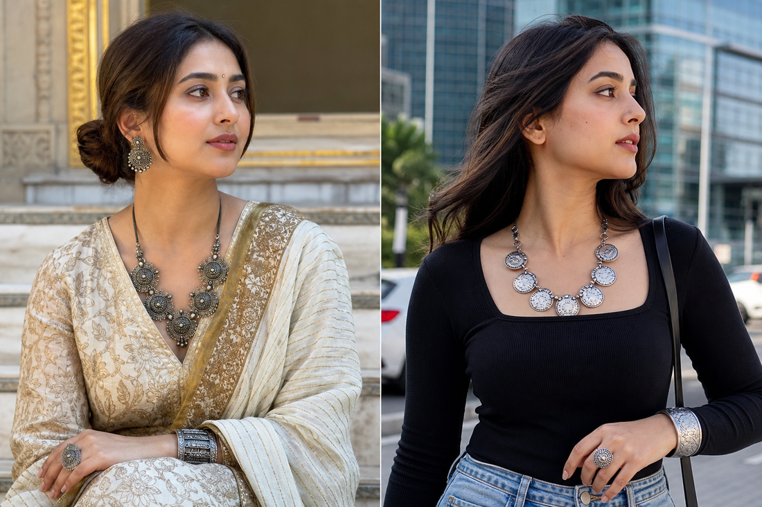 How to Style Statement Jewelry with Ethnic and Western Outfits