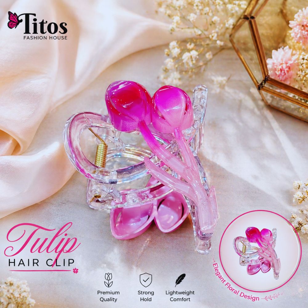 Elegant Tulip Hair Clip – Bloom in Style