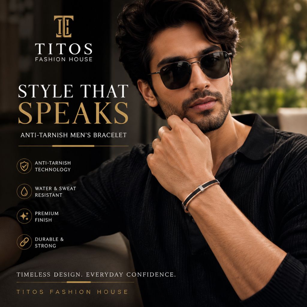 Premium Anti-Tarnish Men's Bracelet | Stainless Steel Luxury Bracelet for Men
