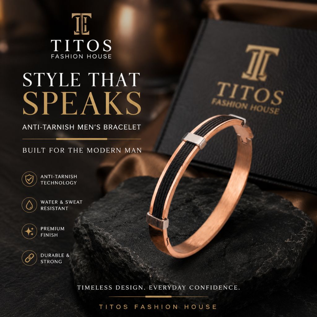 Premium Anti-Tarnish Men's Bracelet | Stainless Steel Luxury Bracelet for Men