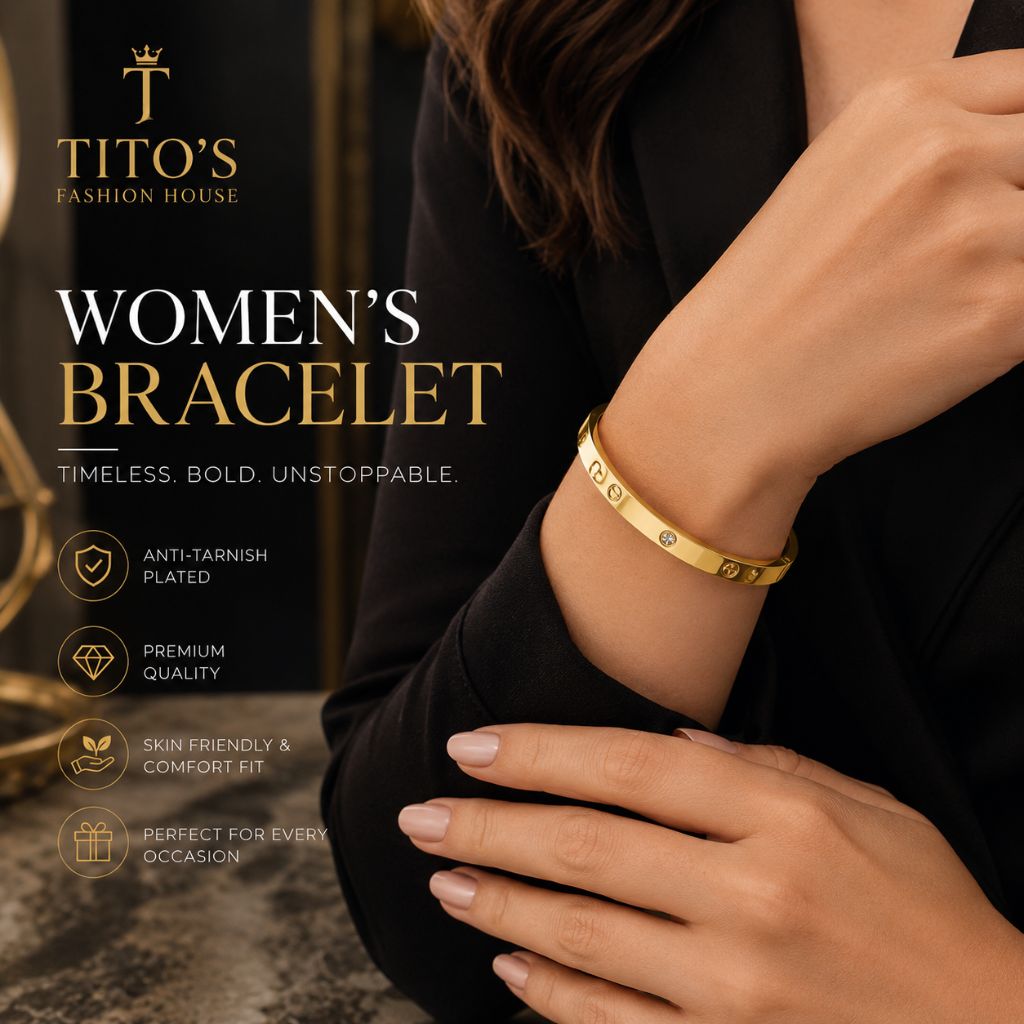Premium Anti-Tarnish Unisex Gold-Plated Bracelet | Stylish & Elegant Daily Wear Bracelet