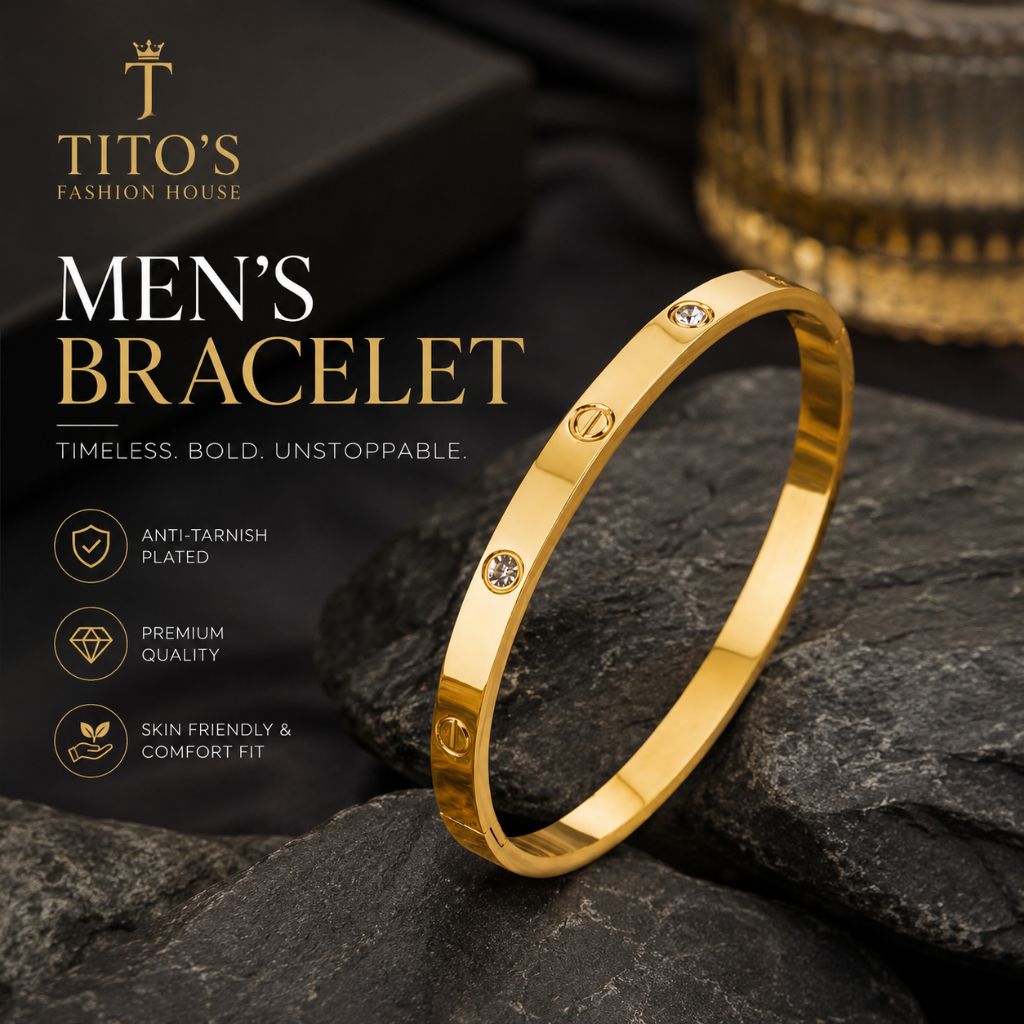 Premium Anti-Tarnish Unisex Gold-Plated Bracelet | Stylish & Elegant Daily Wear Bracelet