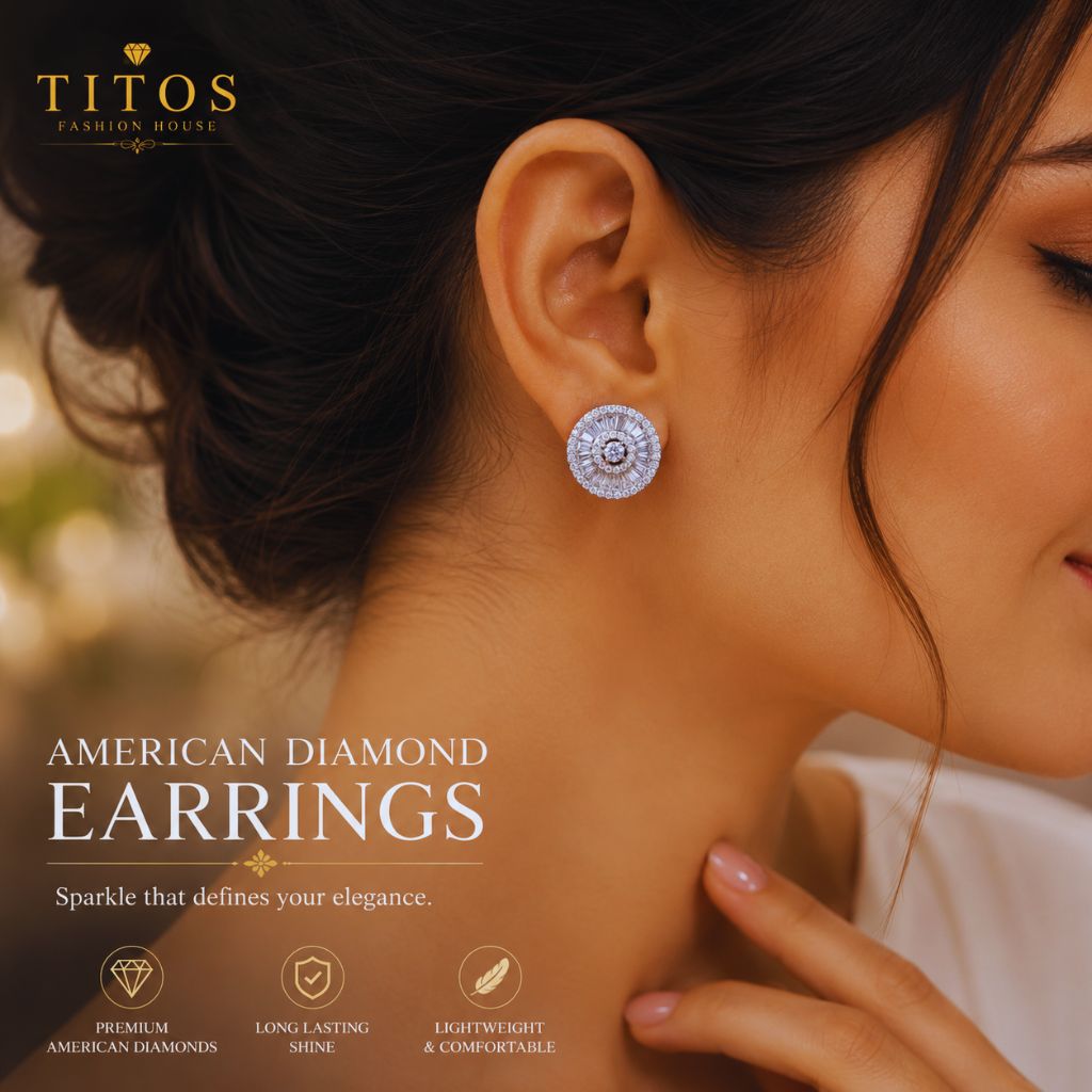American Diamond Earrings Combo Set – Premium Elegance Collection
