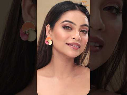 Anti-Tarnish Multi Color Enamel Stud Earrings for Women & Girls | Trendy Daily Wear | Tito's Fashion House
