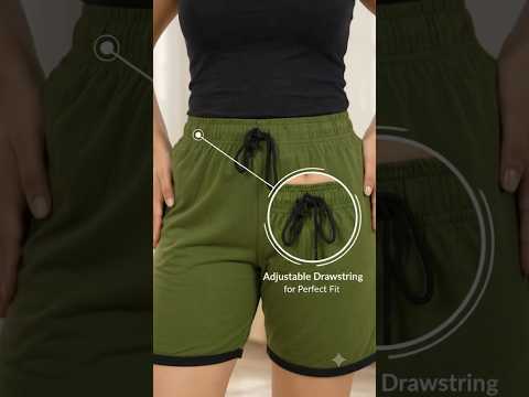 Ladies Half Pant Cotton for Women – Olive Green Soft, Comfortable & Stylish Cotton Shorts
