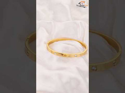 Premium Anti-Tarnish Unisex Gold-Plated Bracelet | Stylish & Elegant Daily Wear Bracelet