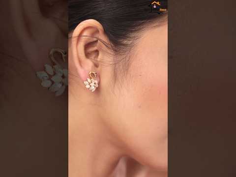 Anti-Tarnish Swan Crystal Stud Earrings for Women & Girls