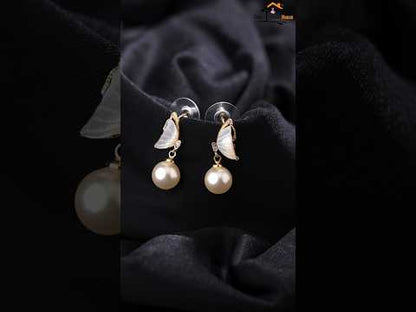 Elegant Pearl Drop Anti-Tarnish Earrings for Women & Girls | Tito's Fashion House