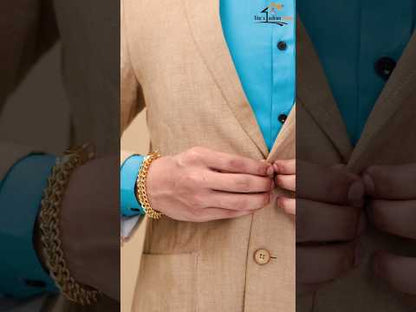 Anti-Tarnish Premium Gold-Plated Men’s Bracelet | Stylish Chain Bracelet for Men & Boys | Daily Wear Fashion Jewelry