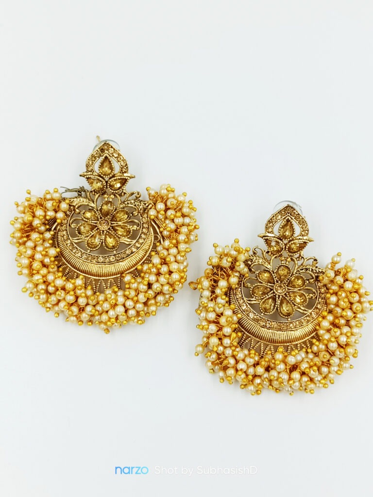 Buy ANMOL Pearl (Moti) Bhik bali Earrings for men Online at desertcartEGYPT