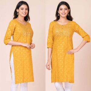 a collage of a woman in a yellow dress