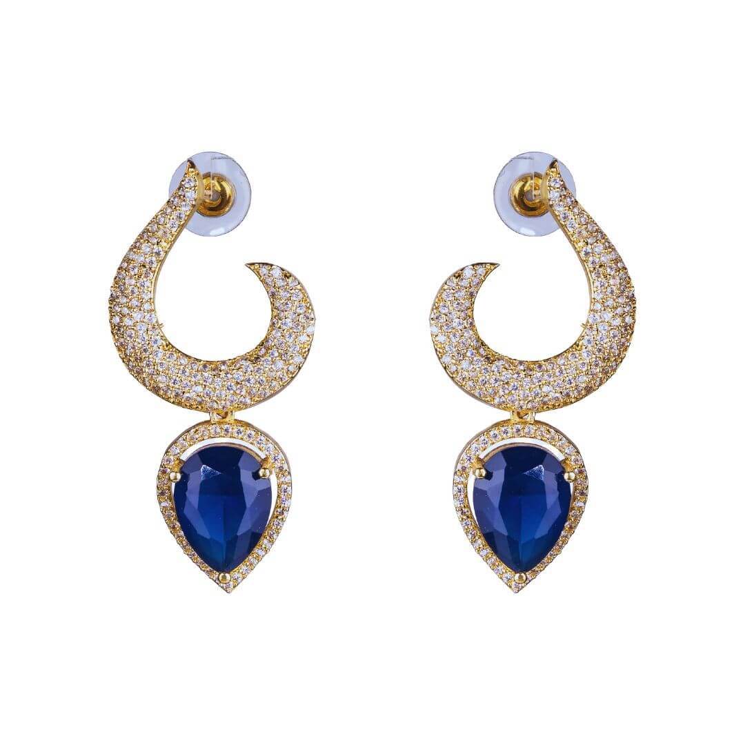 gold-plated earrings for women