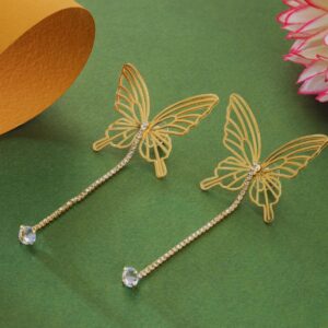 Celestia Butterfly Drop Earrings