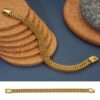 Men’s Anti-Tarnish Woven Chain Bracelet – Precision & Prestige